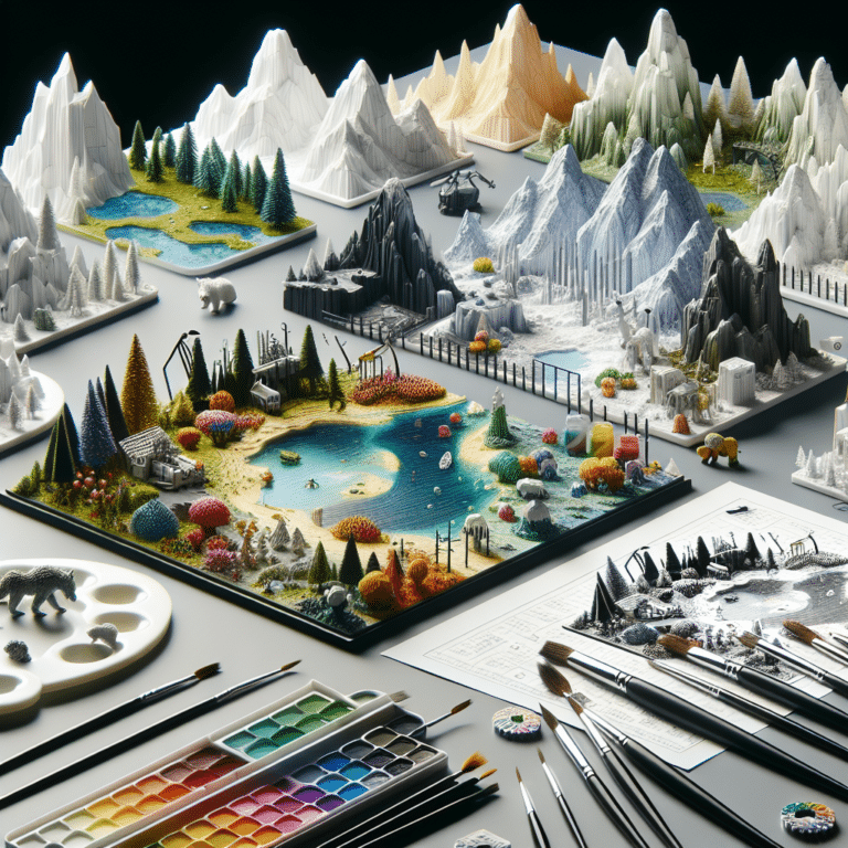 A Novice's Guide to Coloring 3D Printed Landscapes