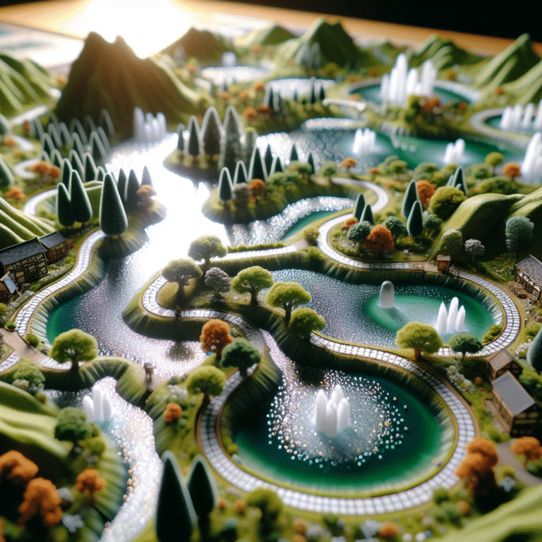 Crafting Perfect Lakes for Your Miniature Board Games