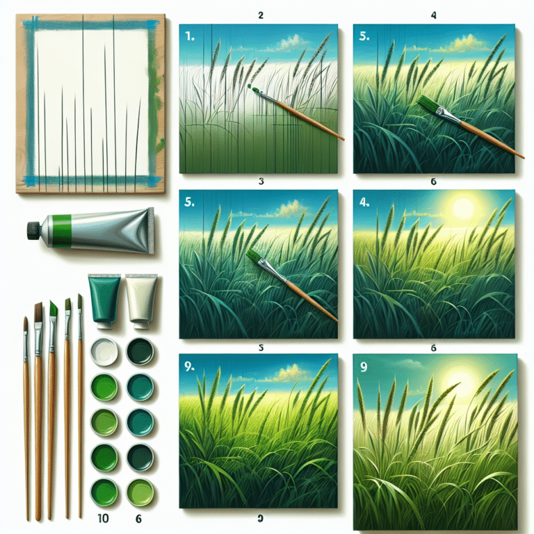 Step-by-Step Guide for Painting Realistic Grass