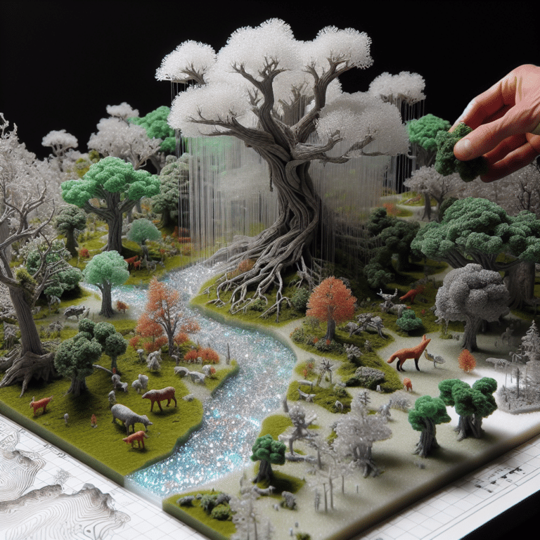 How to Create Engaging Forest Scenery with 3D Printing