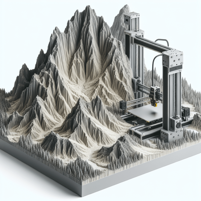 Best Settings for 3D Printing of Tabletop Mountain Terrains