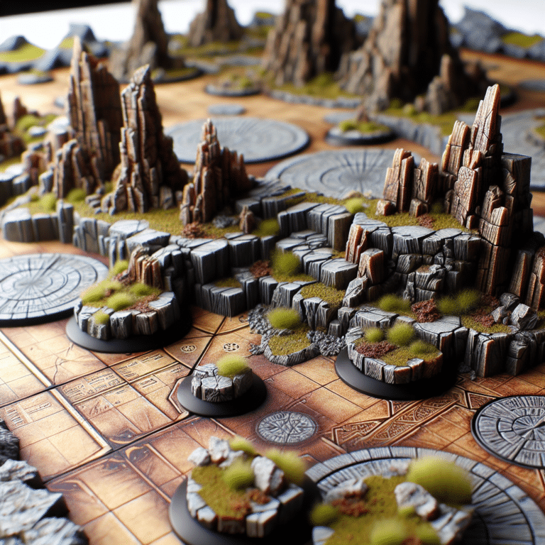 Creating Realistic Rocky Surfaces on Gaming Boards