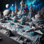 DIY: Amazing Sci-Fi Space Base for Tabletop Miniatures