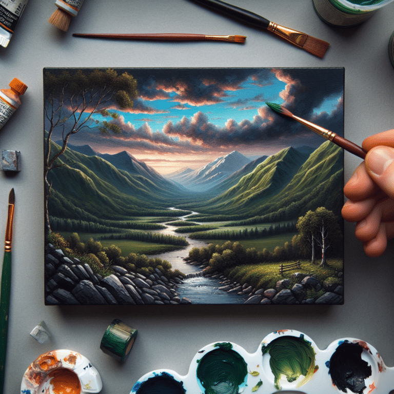 Incorporating Realistic Textures in Miniature Landscape Painting