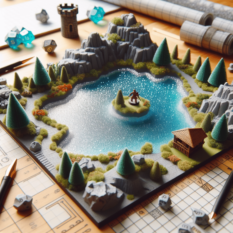 Bringing Lakes to Life: DIY Water Effects for RPG Boards