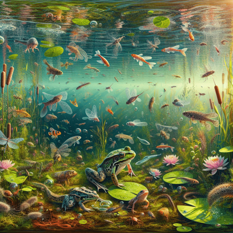 Exploring the Fascinating World of Pond Creatures