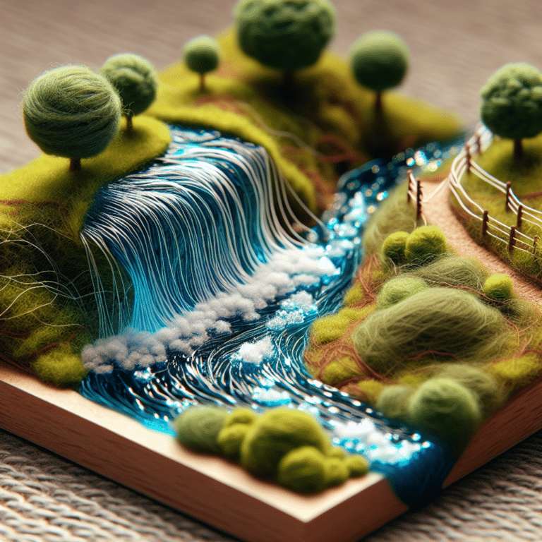 Realistic Water Effects for Miniature Landscape Creations