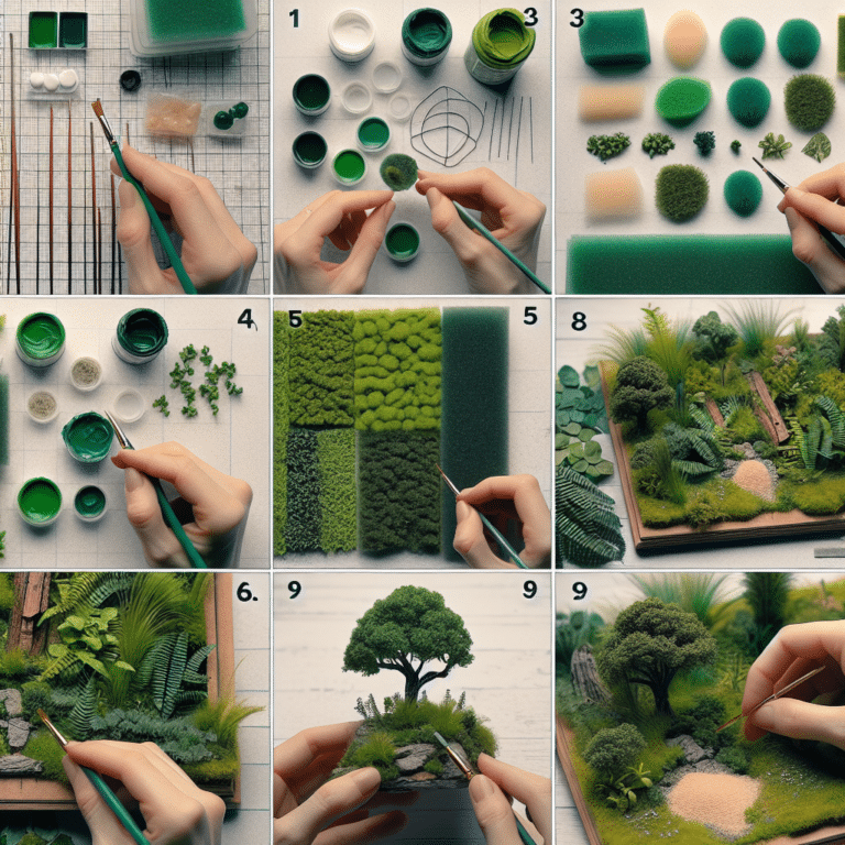 Creating Authentic Greenery for Dioramas