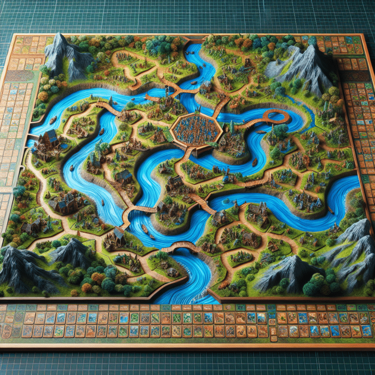 Integrating River Systems into Miniature Game Boards