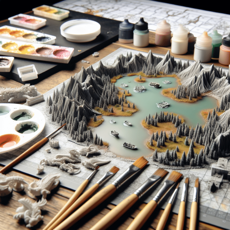 A Deep Dive into Creating Miniature Lakes for Board Games