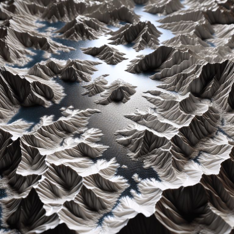 Creating Realistic Water Effects on 3D Printed Terrain