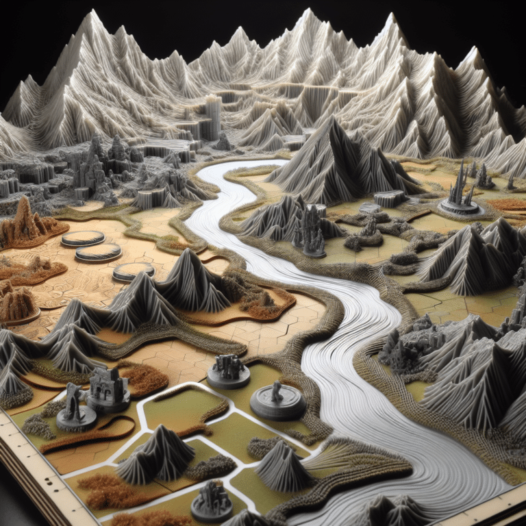 Exploring Different Filaments for 3D Printed Tabletop Terrain
