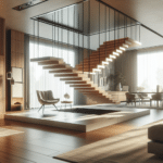 "Floating Stairs: A Leap in Home Design