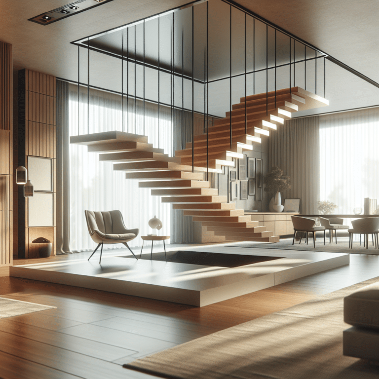  "Floating Stairs: A Leap in Home Design