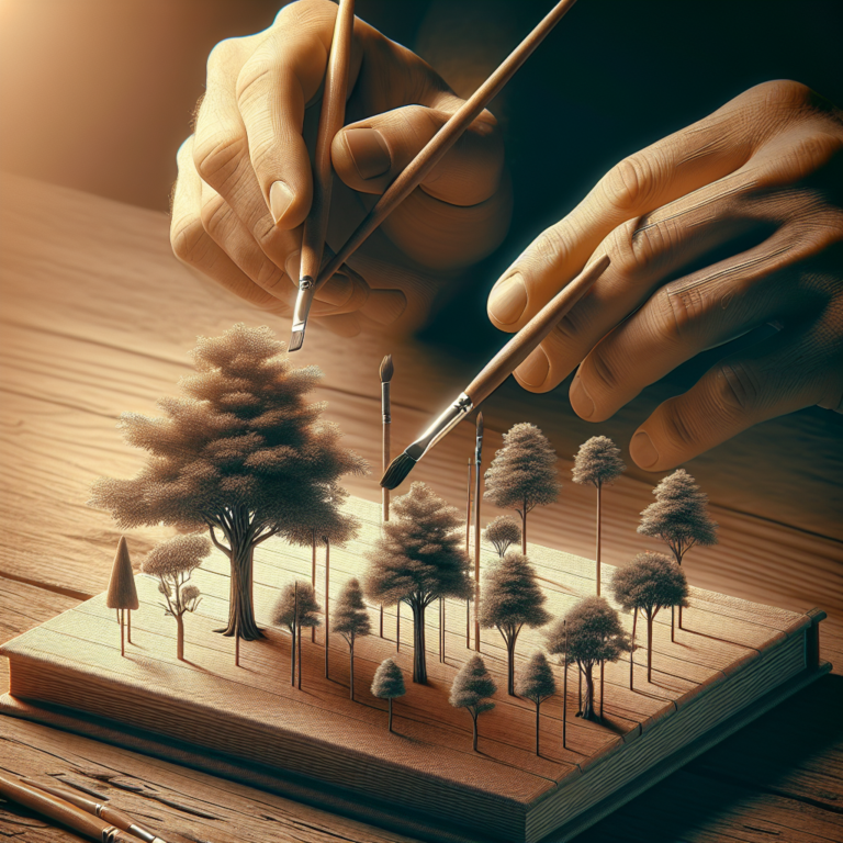 Essential Techniques to Paint Convincing Miniature Trees