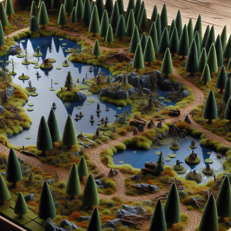 Exploring the Art of DIY RPG Terrains: Lakes and Forests