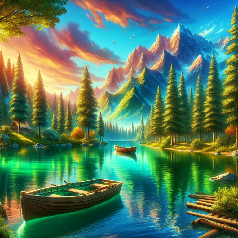 Creating Fantastic Lake Views for RPG Boards