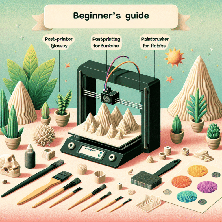 Beginner Guide: Finishing Techniques for 3D Printed Landscapes